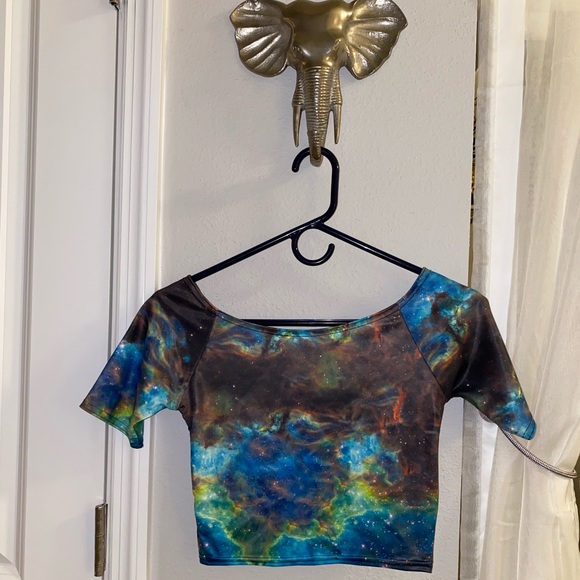 NWOT BLACKMILK CROP TOP GALAXY SIZE SMALL - Picture 5 of 8